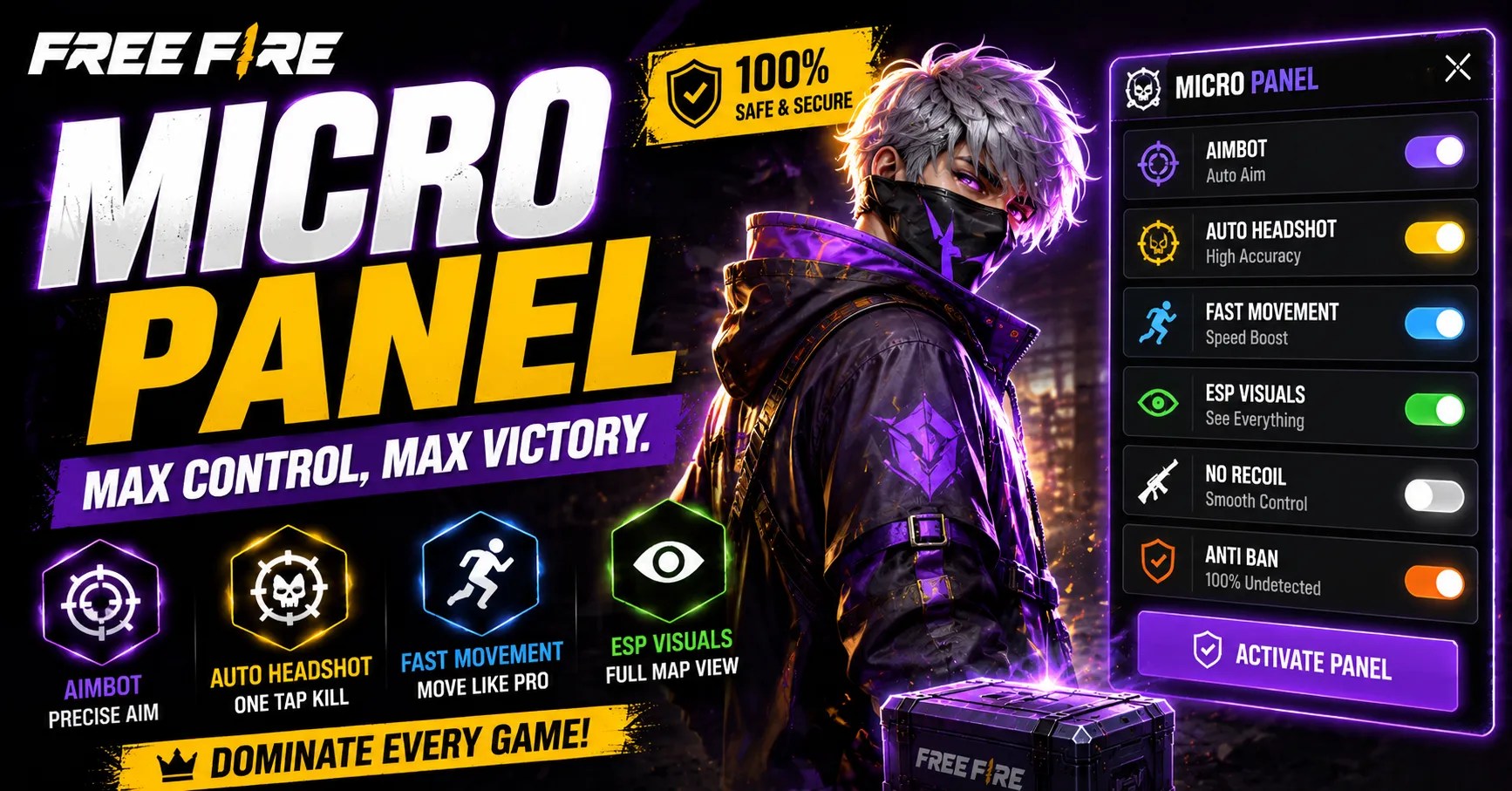 Micro Panel in Free Fire