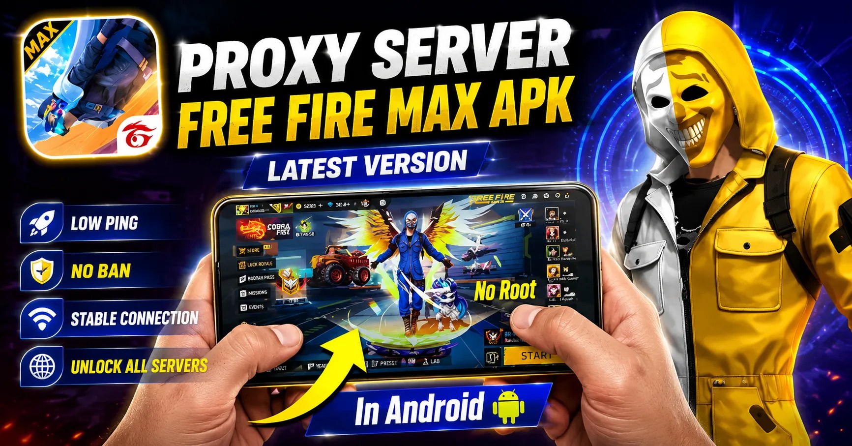 Proxy Server Free Fire Max Apk