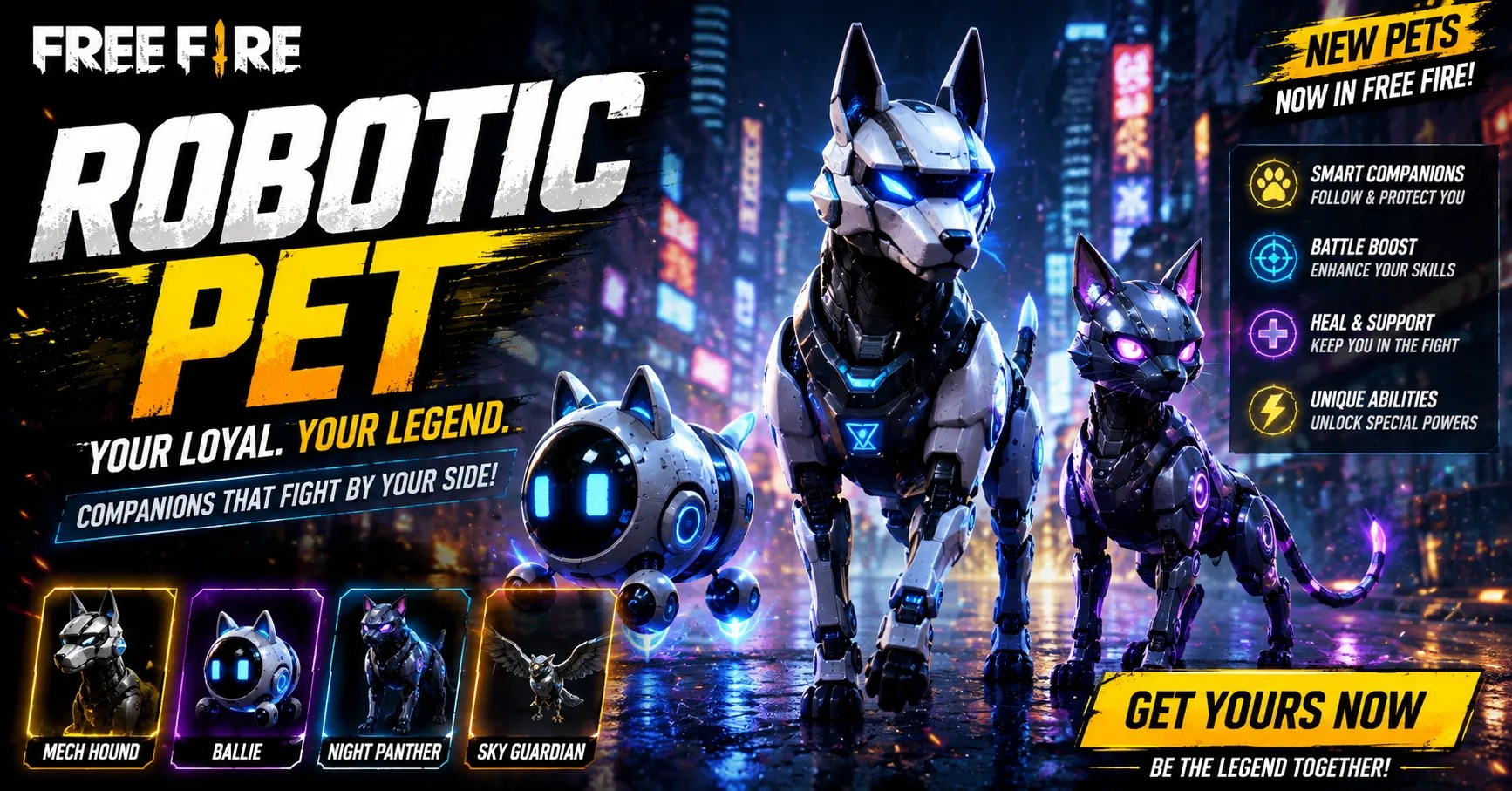 Robotic Pet Free Fire