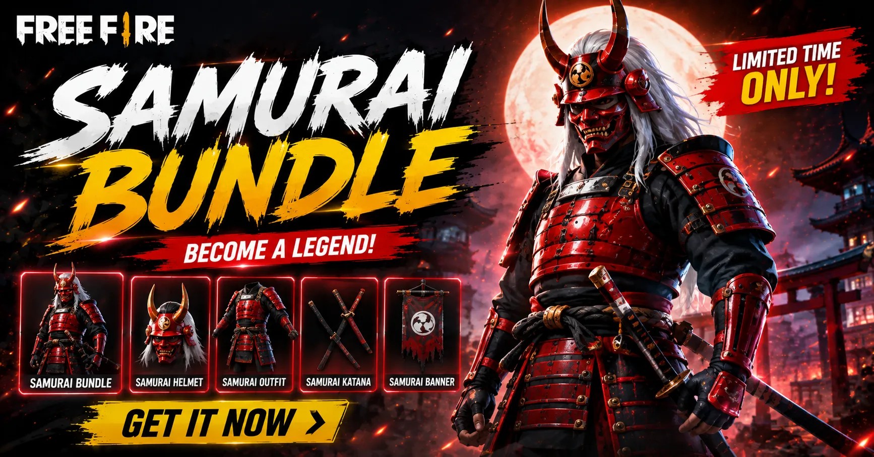 Samurai Bundle Free Fire
