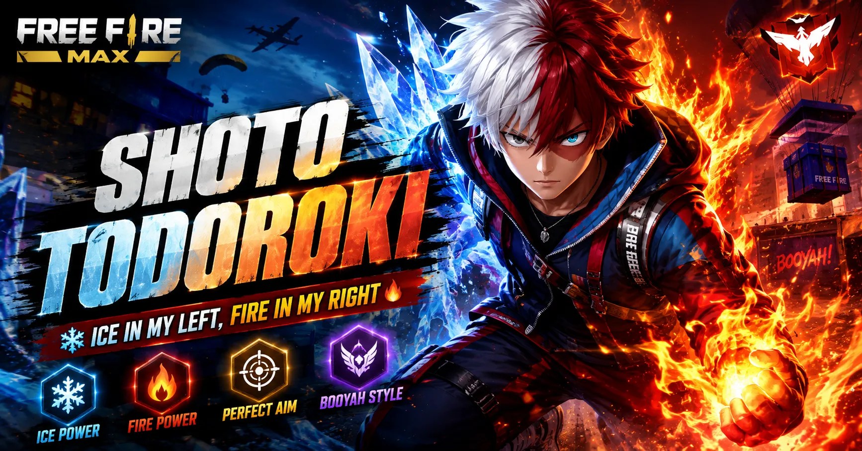 Shoto Todoroki in Free Fire