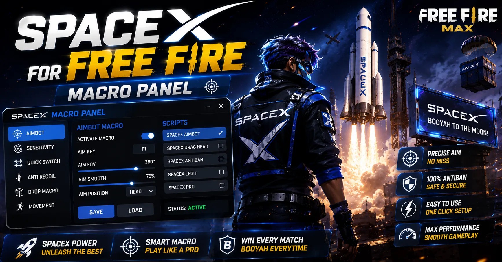 SpaceX For Free Fire