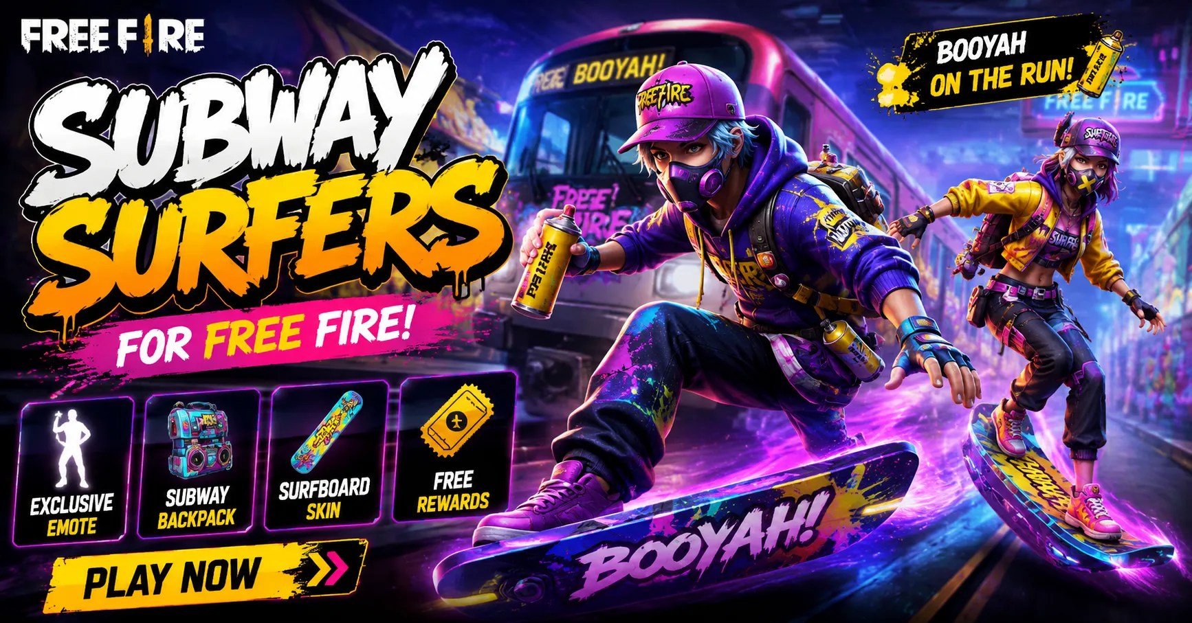 Subway Surfers For Free Fire