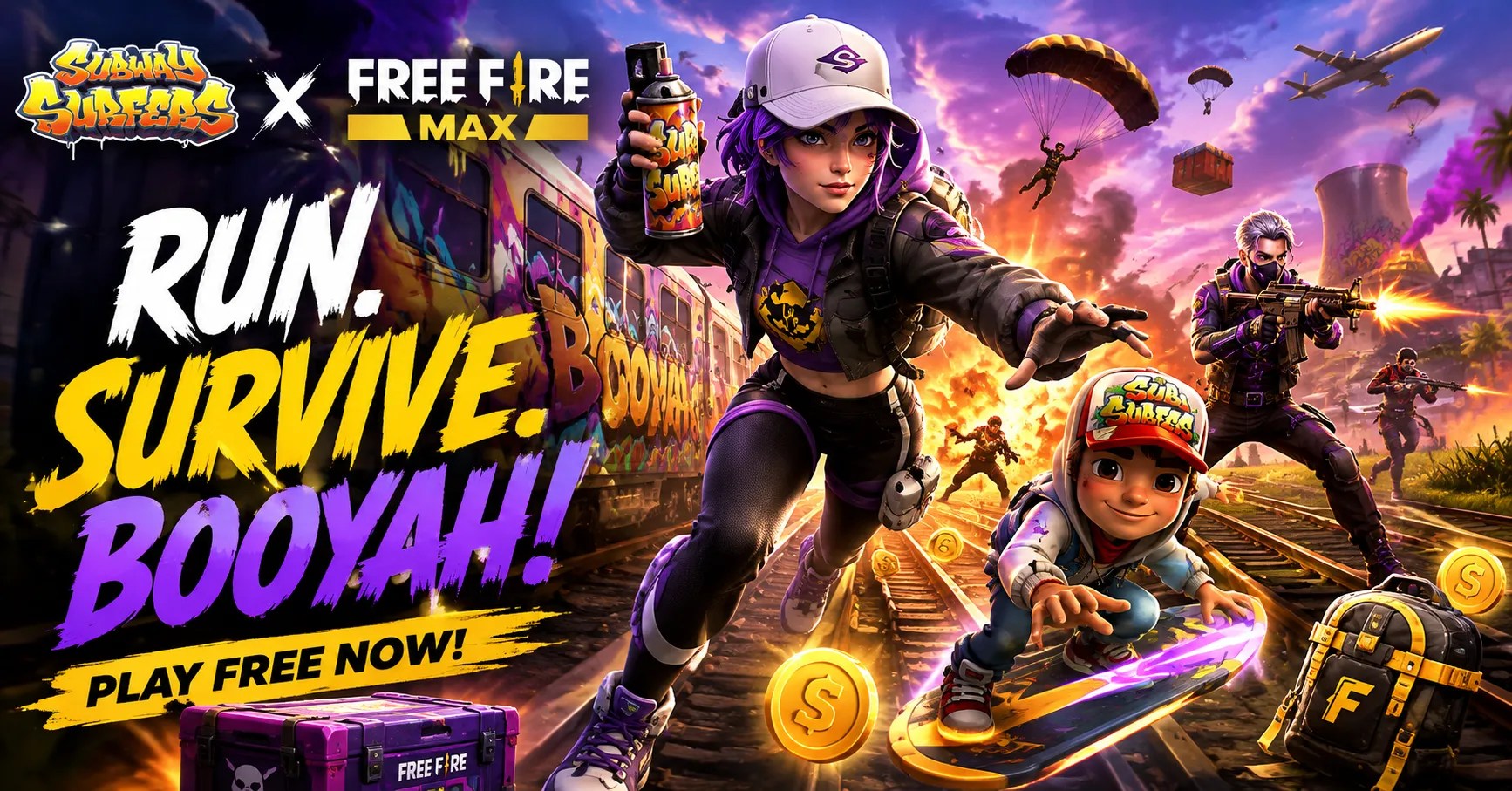 Subway Surfers Free Fire Max