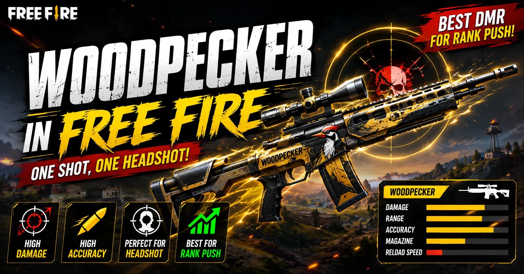 Woodpecker in Free Fire