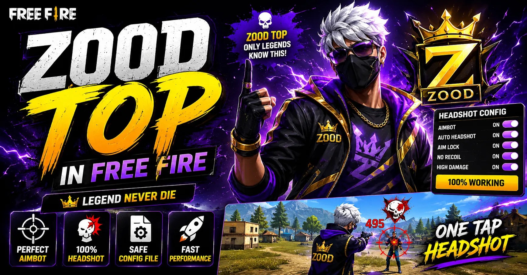 Zood Top in Free Fire