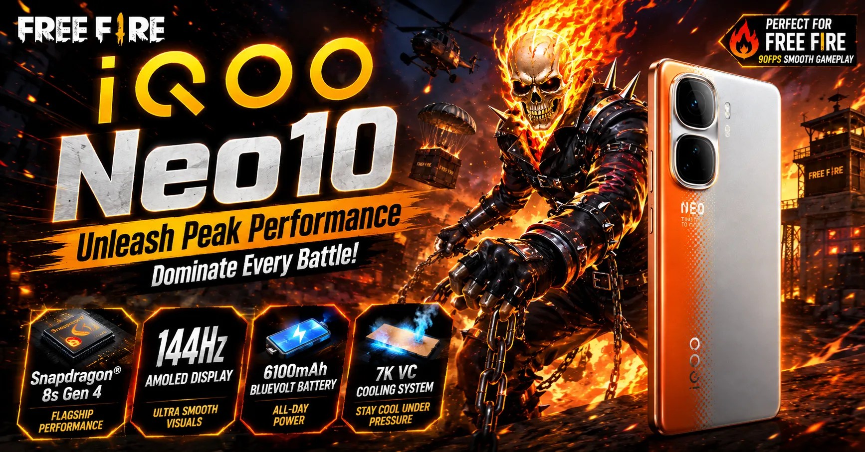 iQOO Neo10 in Free Fire