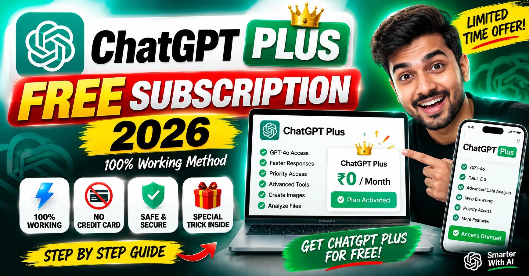 ChatGPT Plus Free Subscription