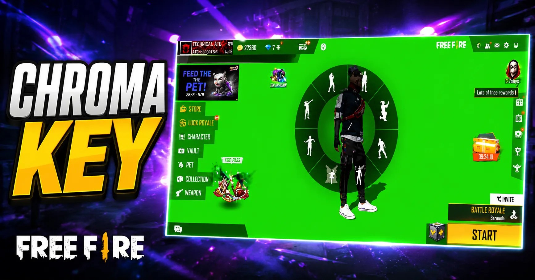 Chroma Key Free Fire