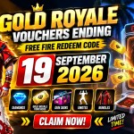 Create neat and clean Blog Thumbnail Size 1200x628, Video Title "Free Fire Redeem Code 16 September 2026"