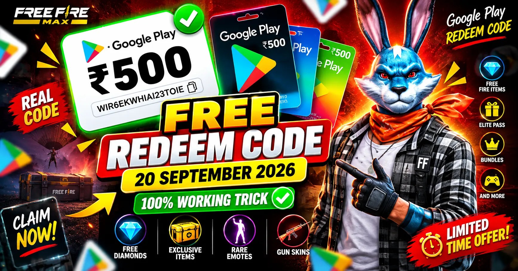Free Fire Redeem Code