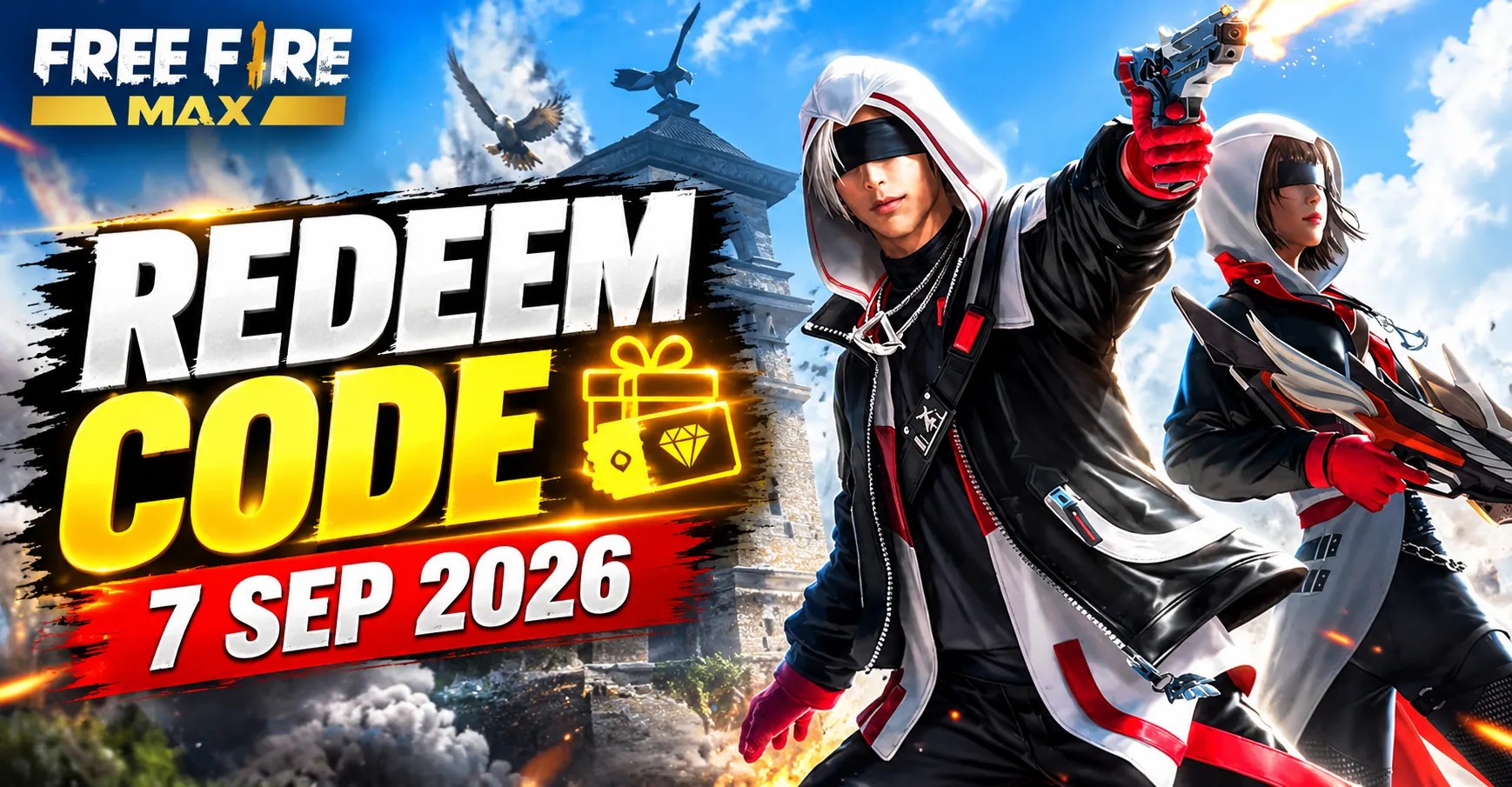 Free Fire Redeem Code 7 Sep 2026