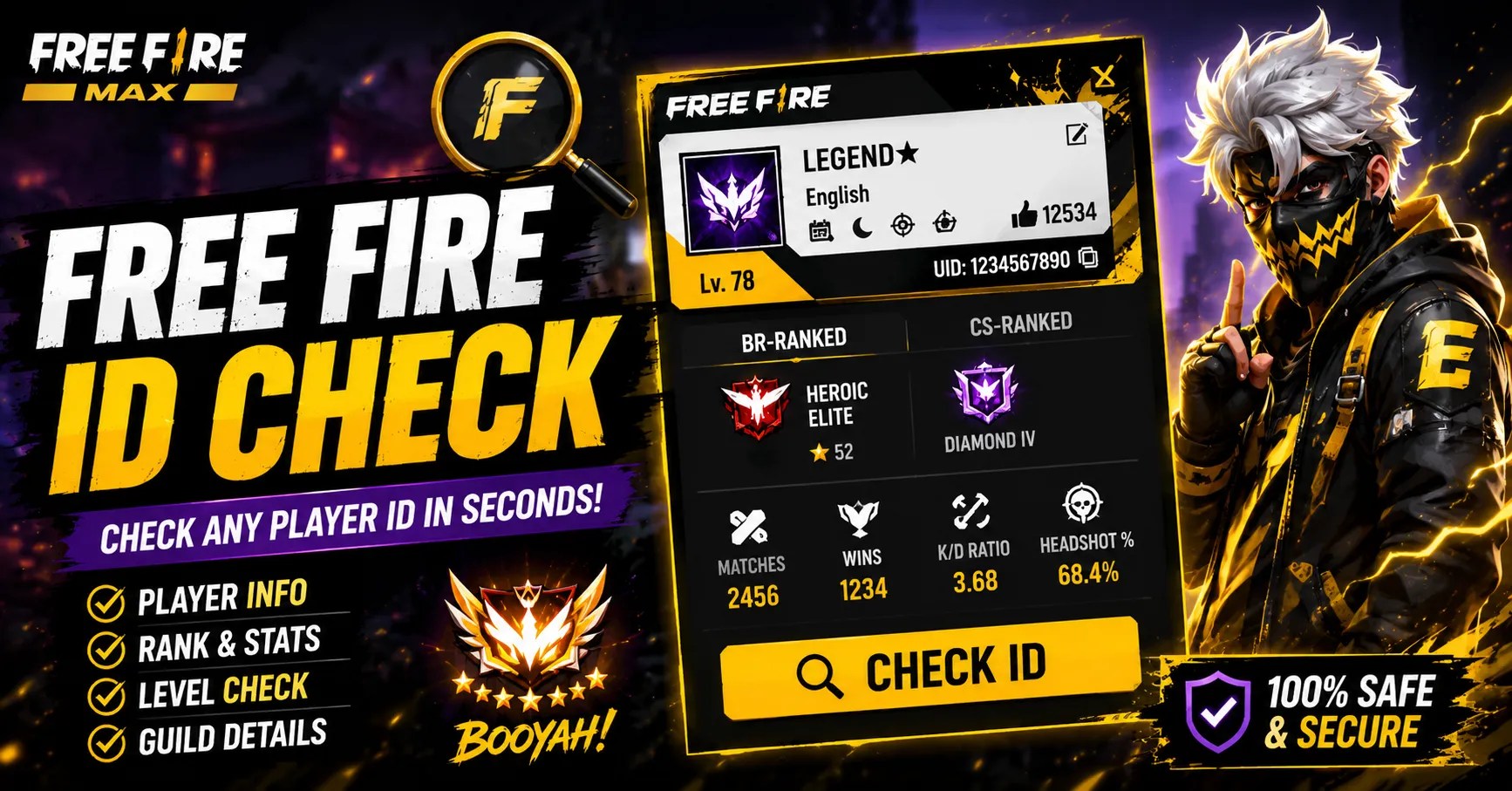 Free Fire ID Check