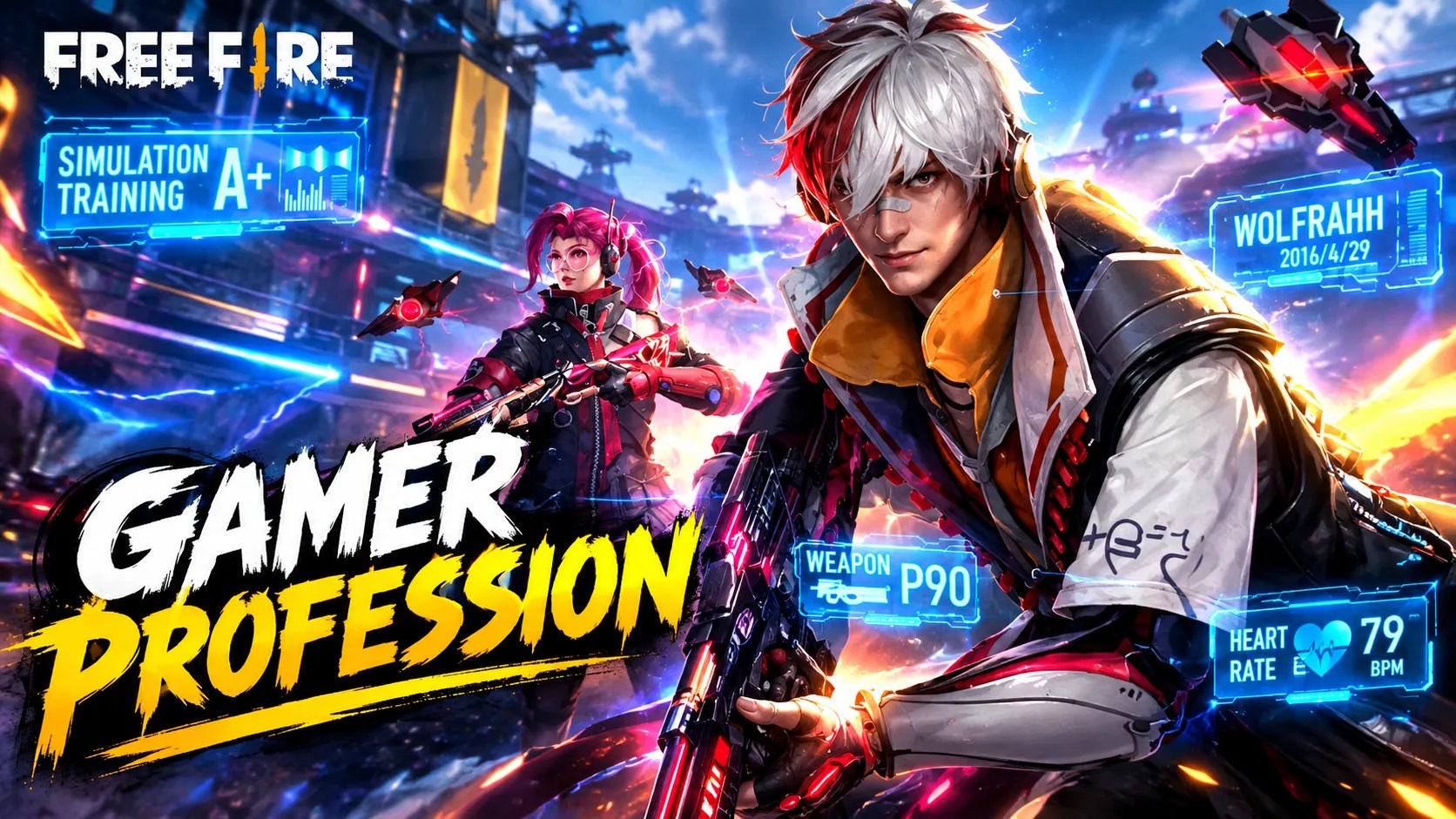 Free Fire in Gamer Profession