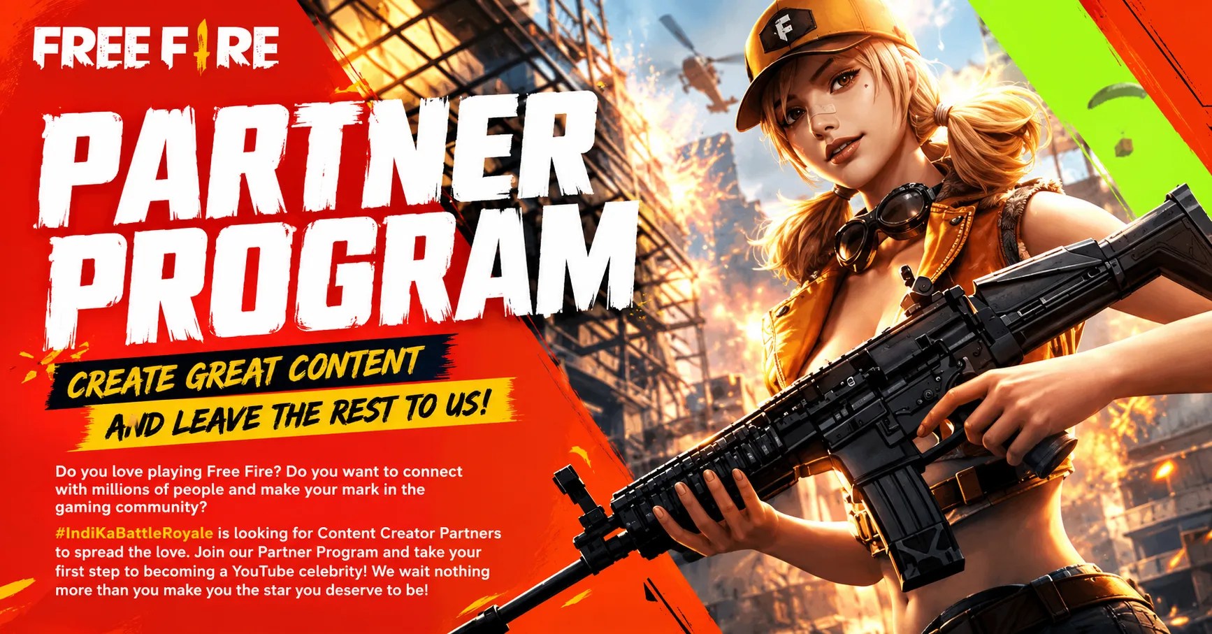 Free Fire in Partner Program