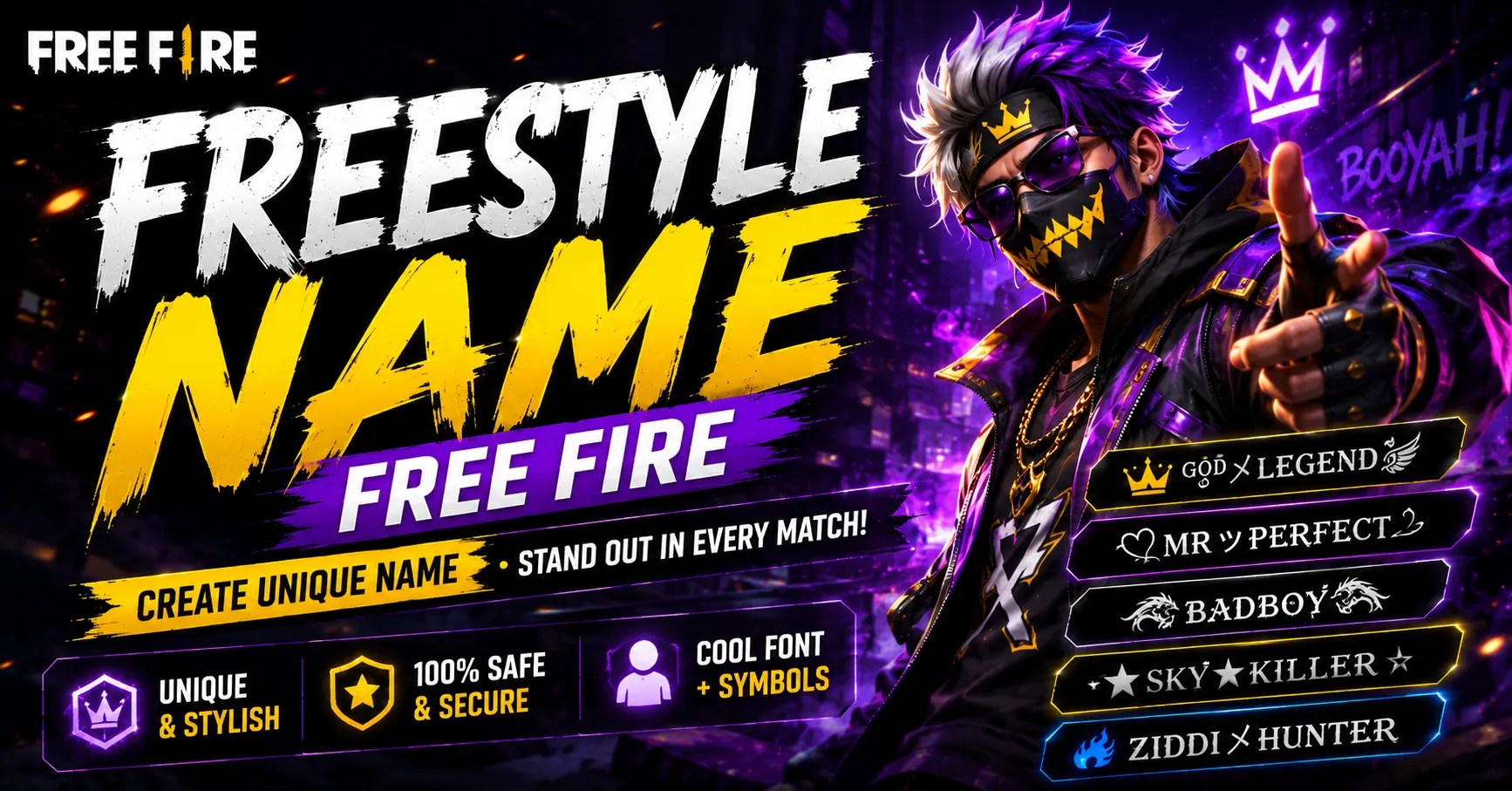Freestyle Name Free Fire