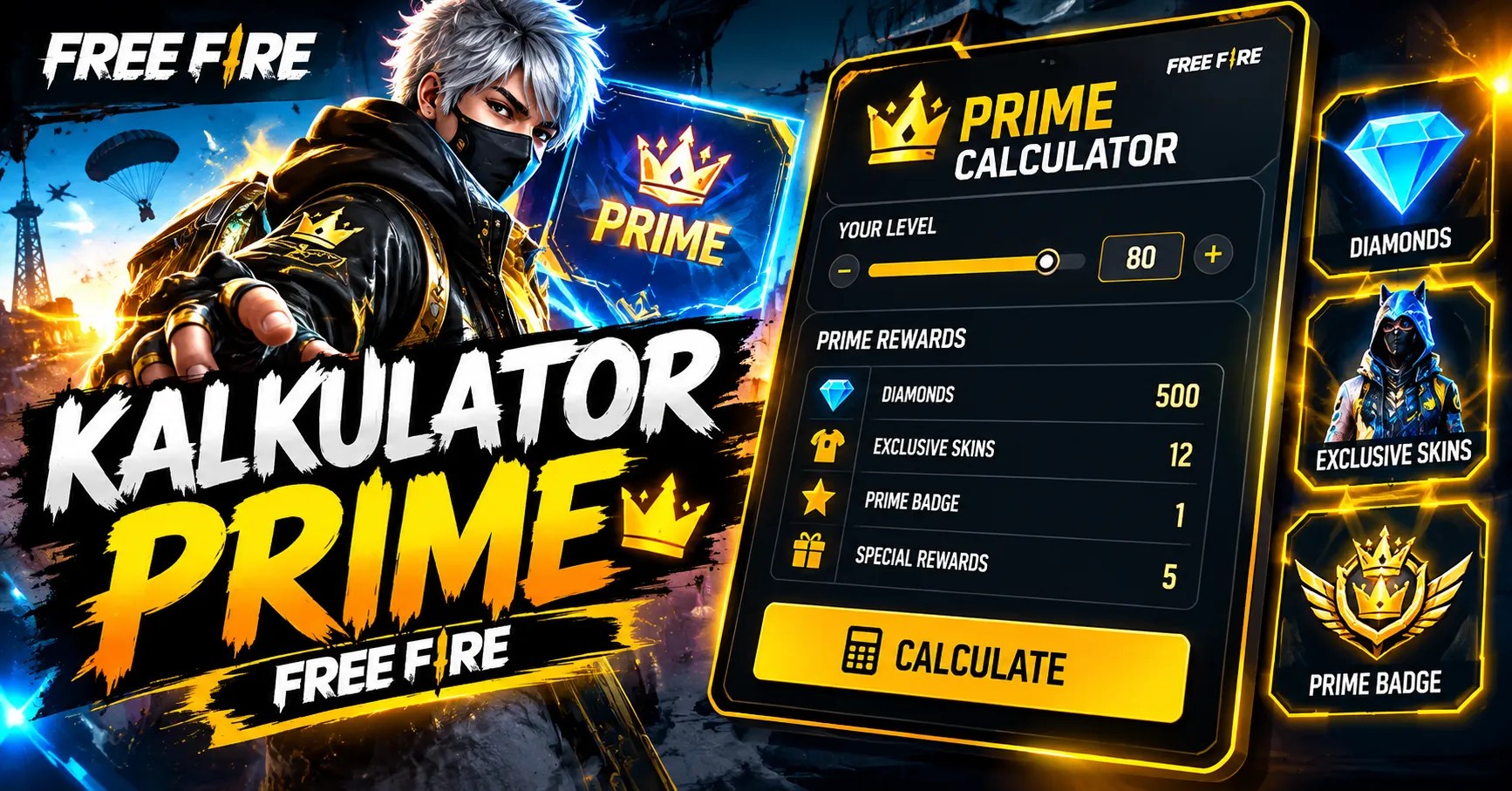 Kalkulator Prime Free Fire