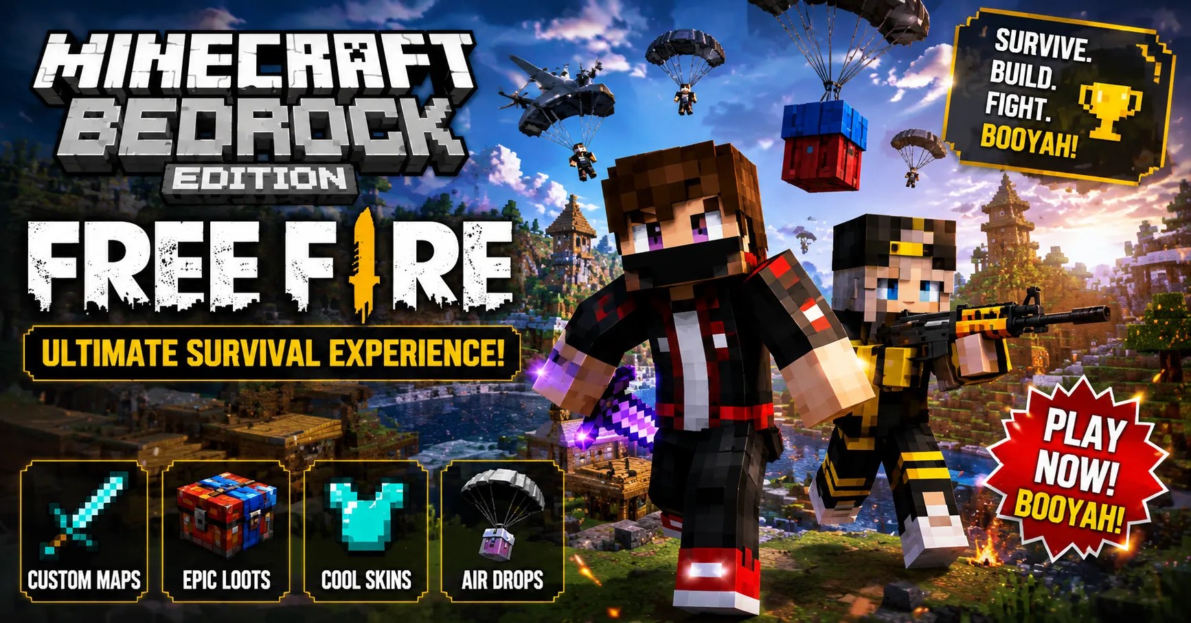 Minecraft Bedrock Edition Free Fire