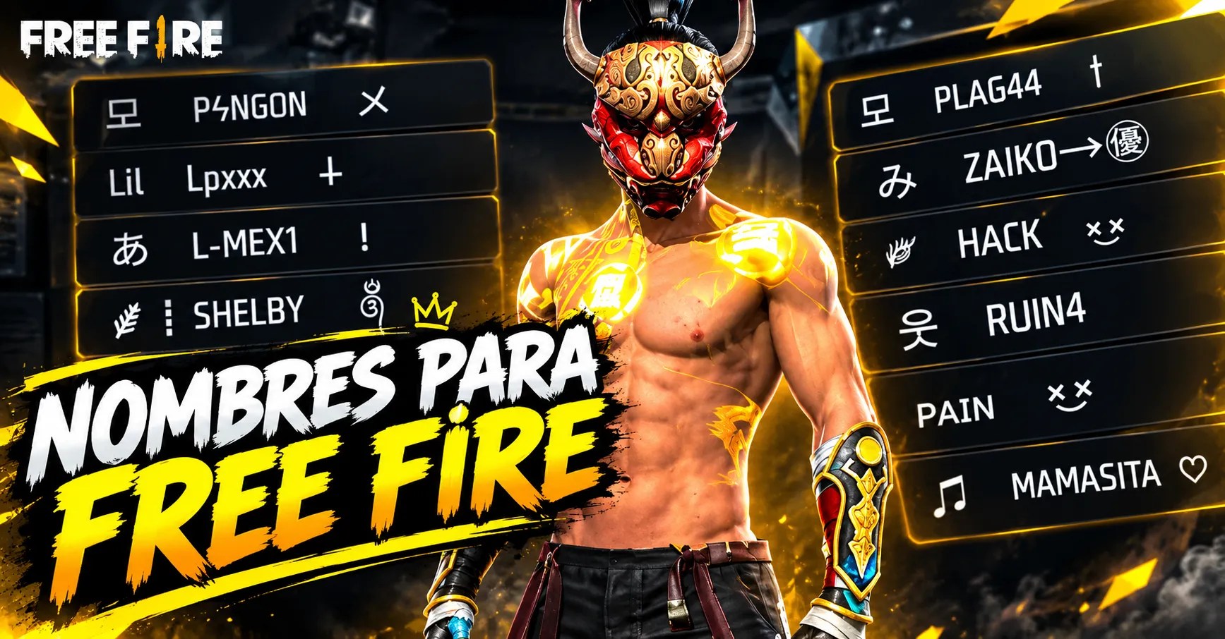 Nombres Para Free Fire