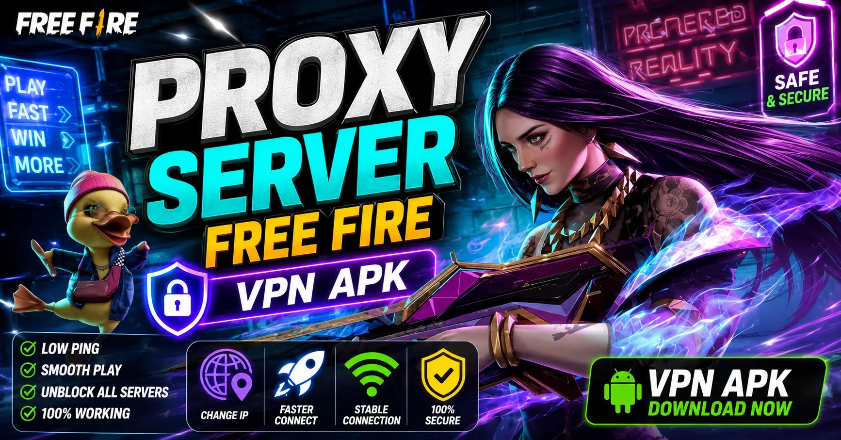 Proxy Server Free Fire VPN APK