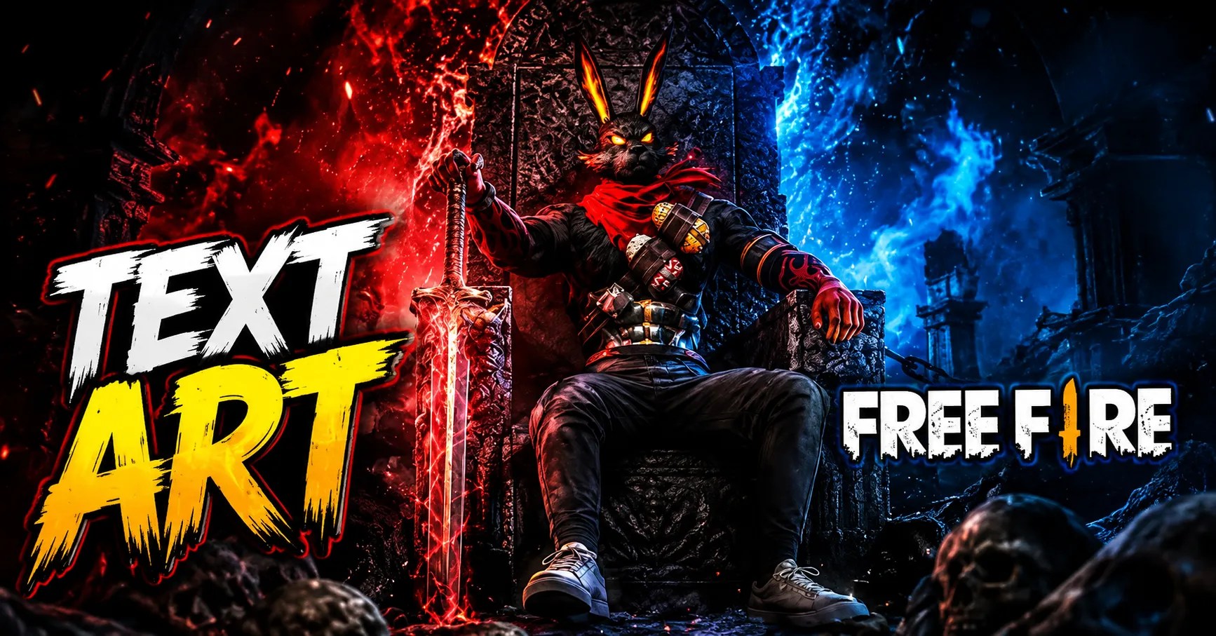 Text Art Free Fire