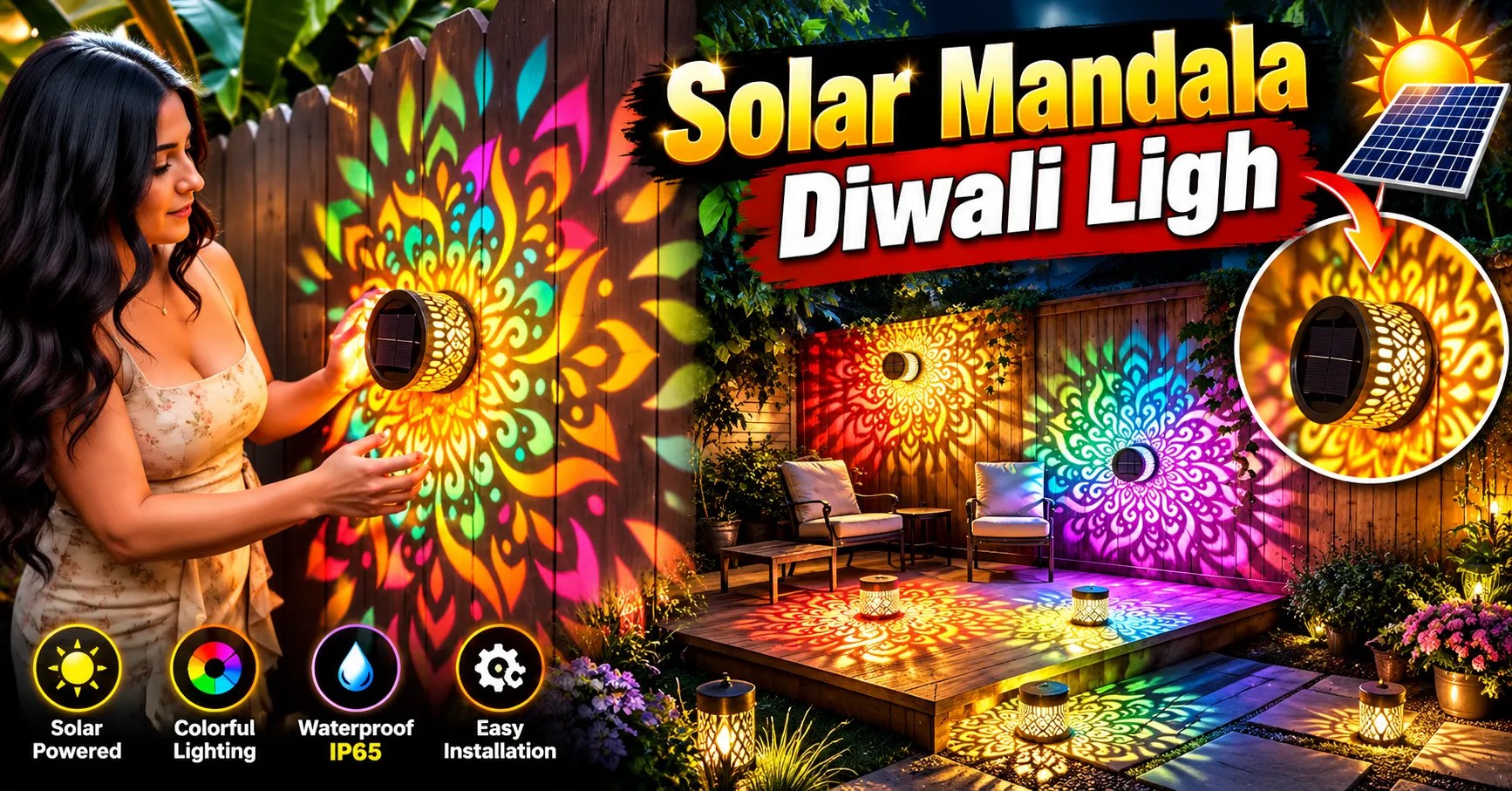 Diwali Mandala Light