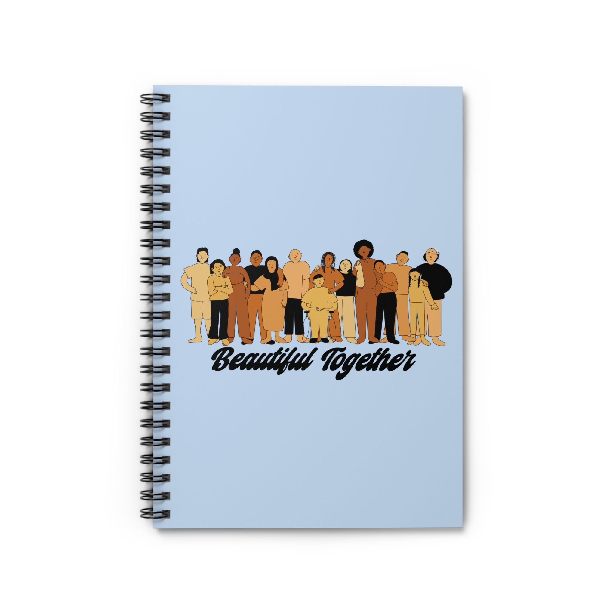 Beautiful Together Spiral Notebook - Ruled Line
