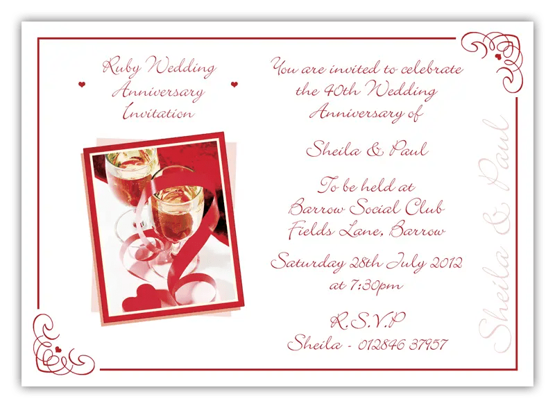 Ruby Wedding Invitations D L Designs - Ultra HD Light Background - HD
