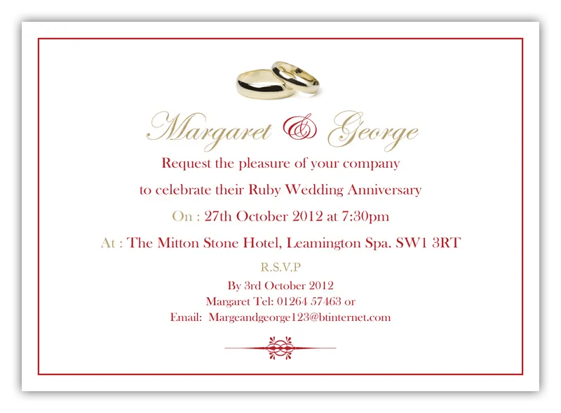 Ruby Wedding Invitations By Clare - Mountain Photo Collection - HD Quality