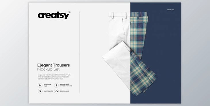 Download all free psd graphics mockups templates for magazine, book, stationery, apparel, device, mobile, editorial, packaging, business cards, ipad, . Download Elegant Trousers Mockup Set By Creatsy Psd
