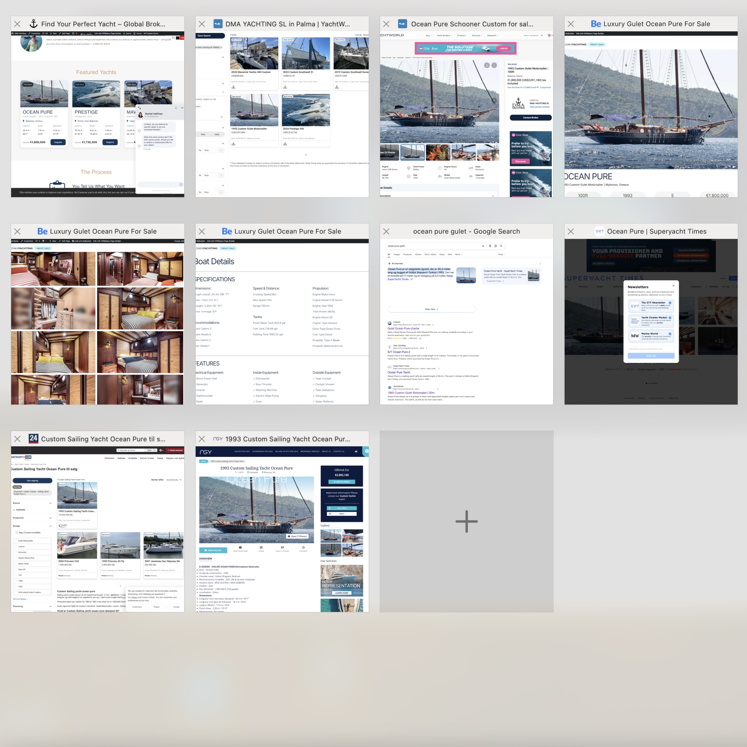 yacht online listing audit