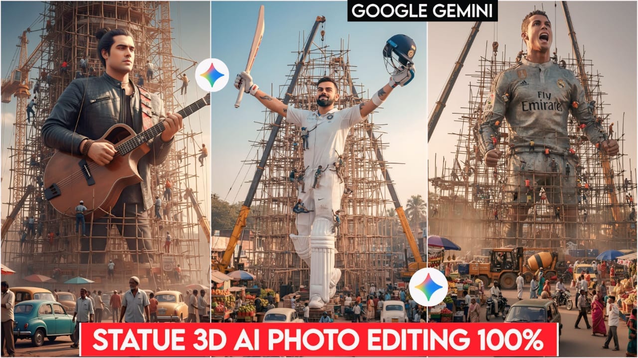 Google Gemini Statue Ai Photo Editing Prompt