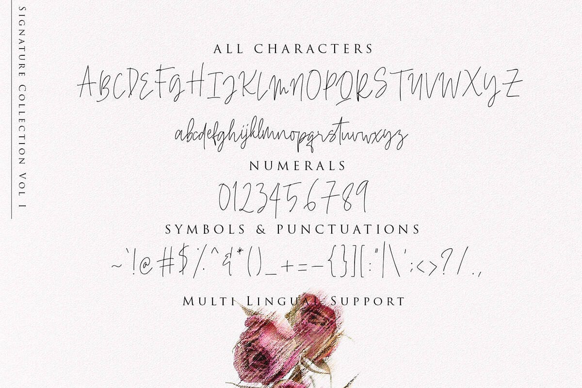 Beauty Signature Font Preview10