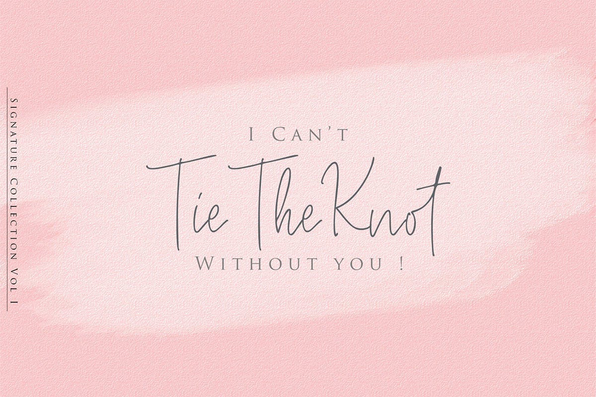 Beauty Signature Font Preview6