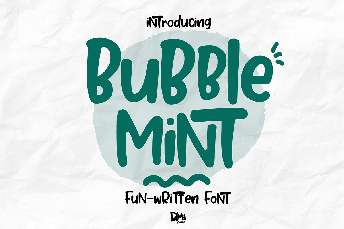 Bubble Mint Font Preview1