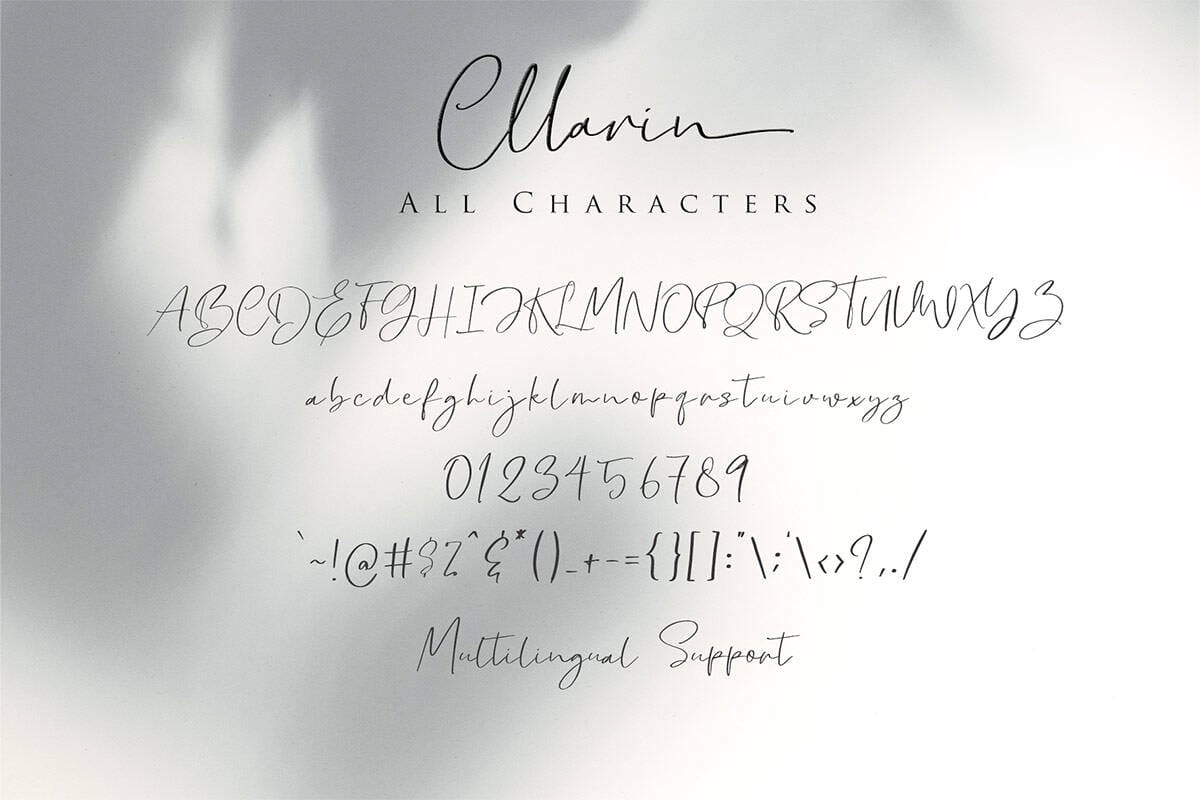 Cllarin Font Preview9