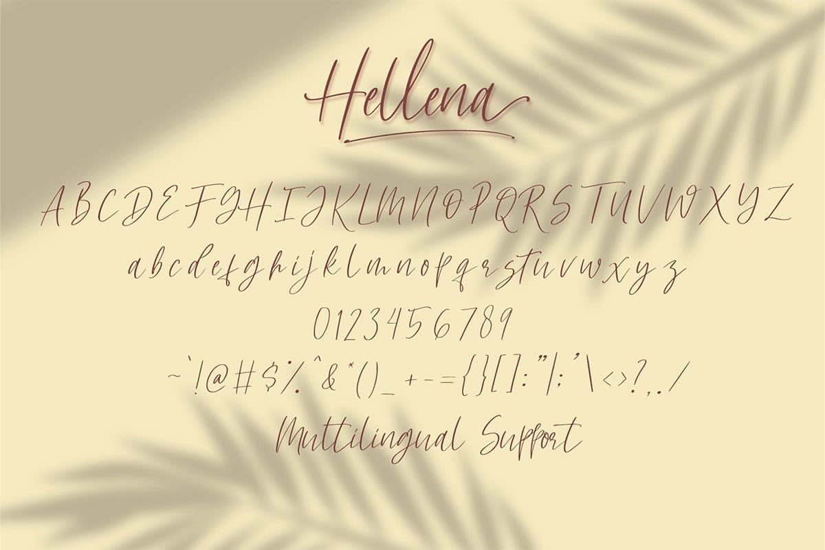 Hellena Font Preview8