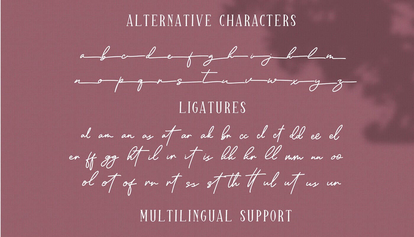 Sparkling Bright Font Preview10