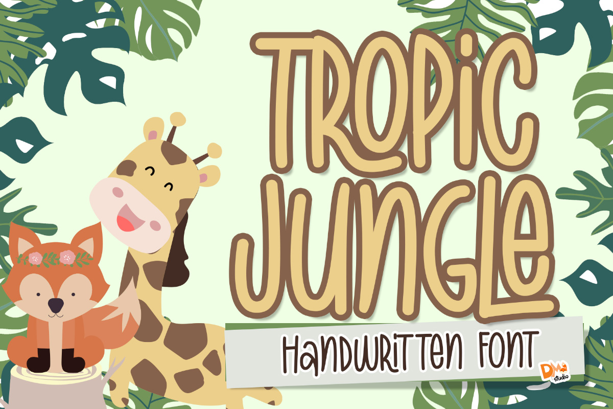 Tropic Jungle Font Preview1