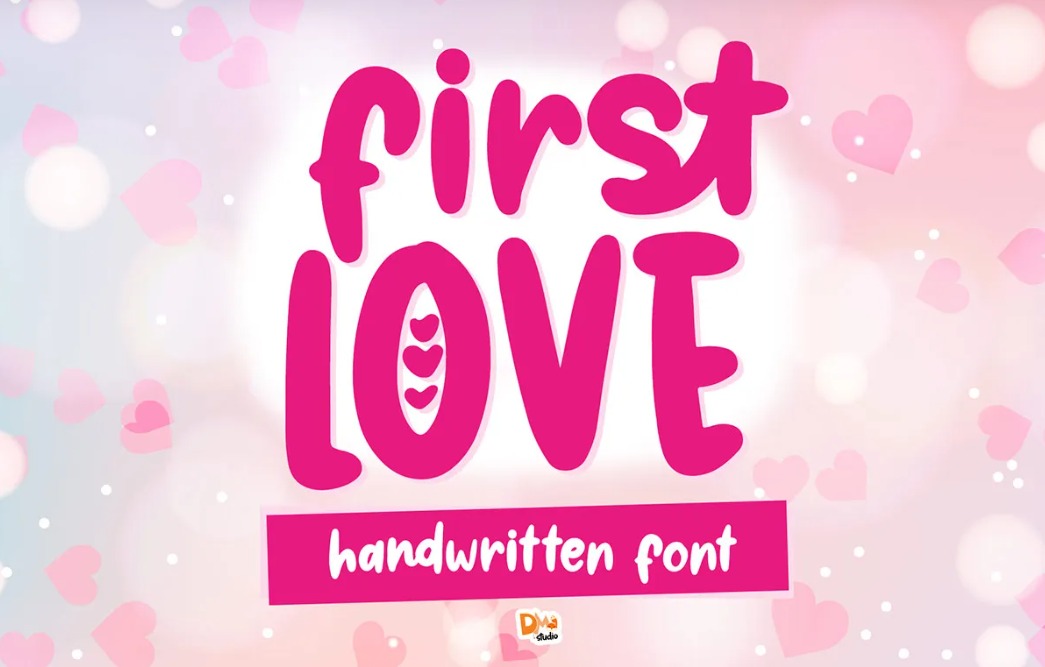First Love Fun Handwriting Font