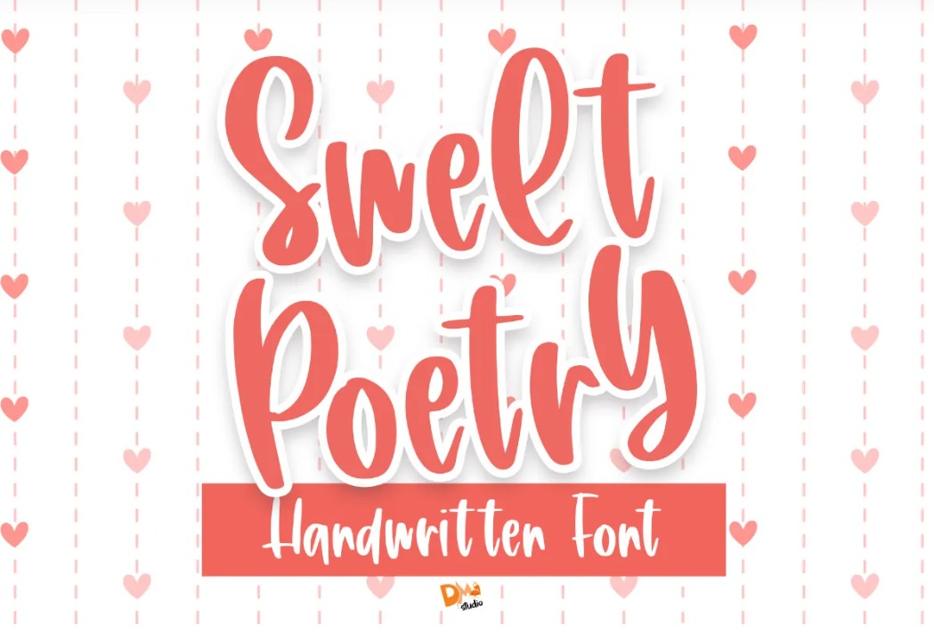 Sweet Poetry Fun Handwritten Font