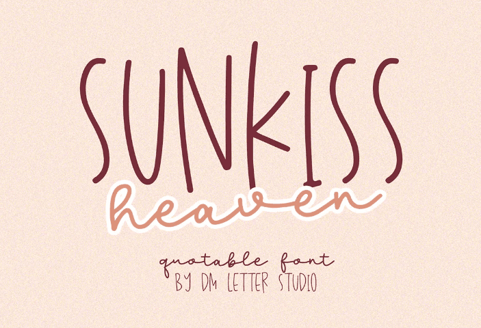 Sunkiss Heaven Font