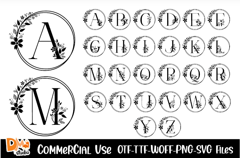 Monogram Sakura Font