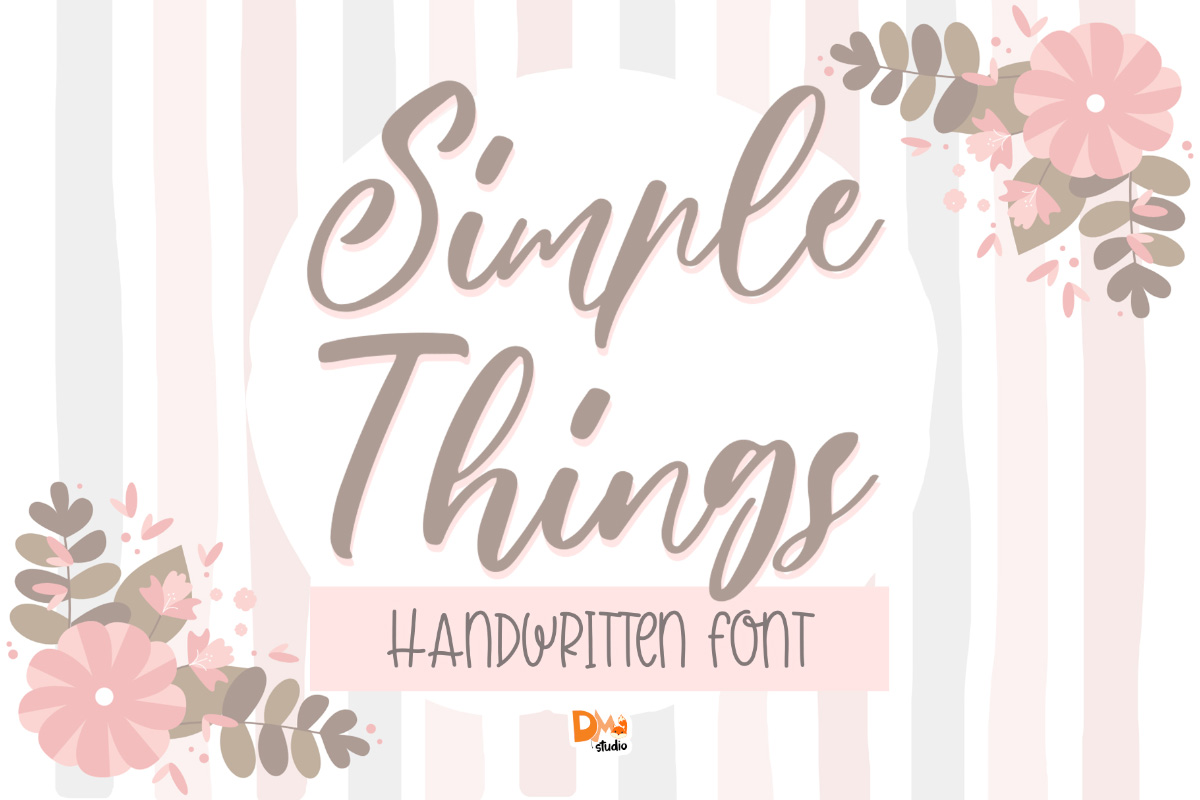 Simple Things Font Preview1