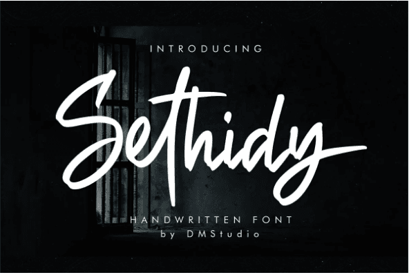 Sethidy Mysterious Tattoo Font 