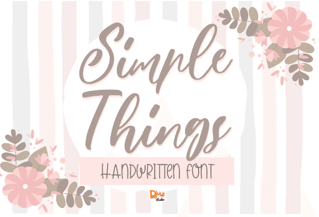 Simple Things Handwritten Font