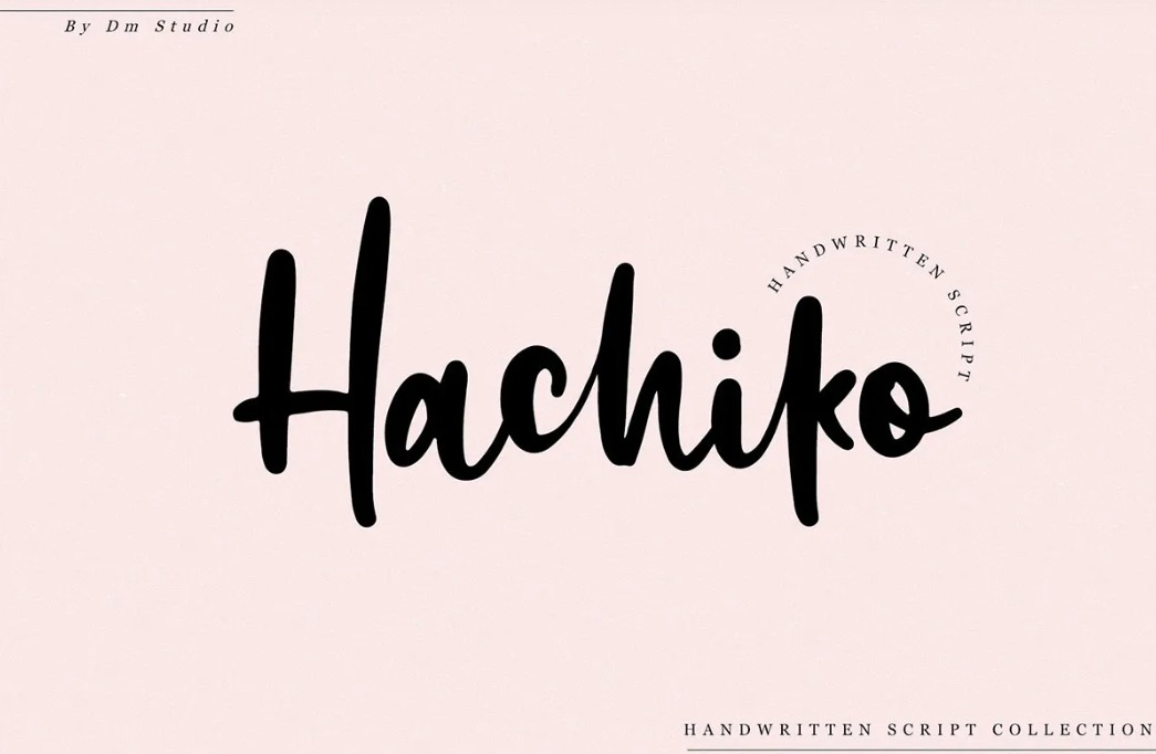 Hachiko Wedding Font