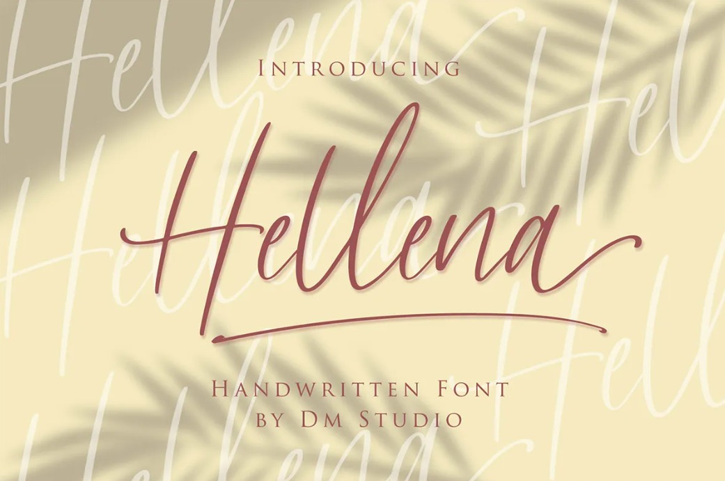 Hellena Exquisite Wedding Font