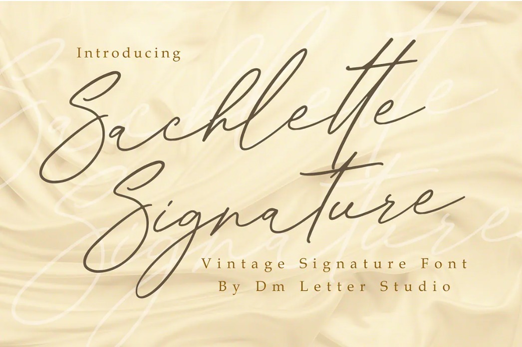 Sachlette Fancy Wedding Font