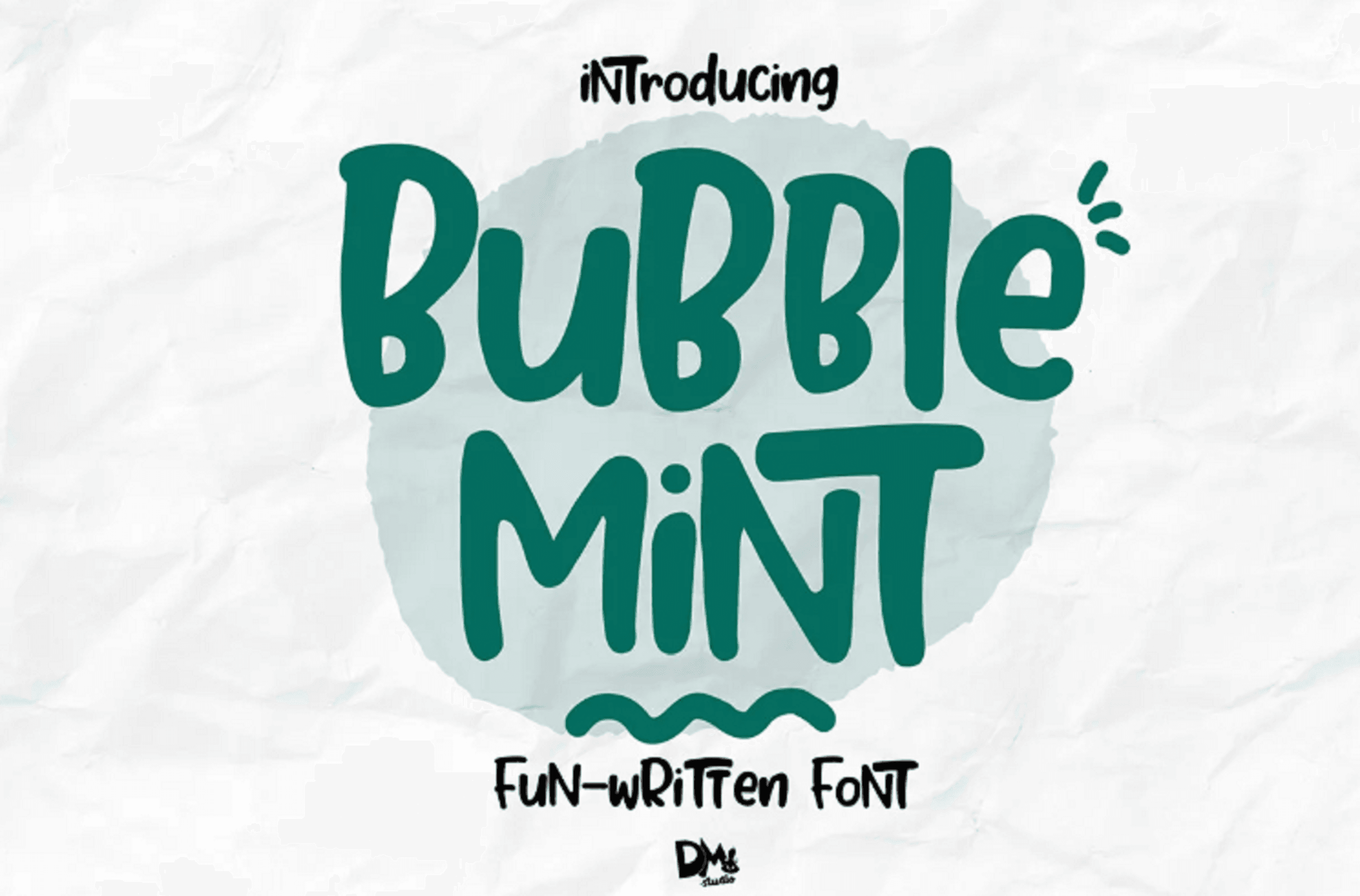 Bubble Mint Font